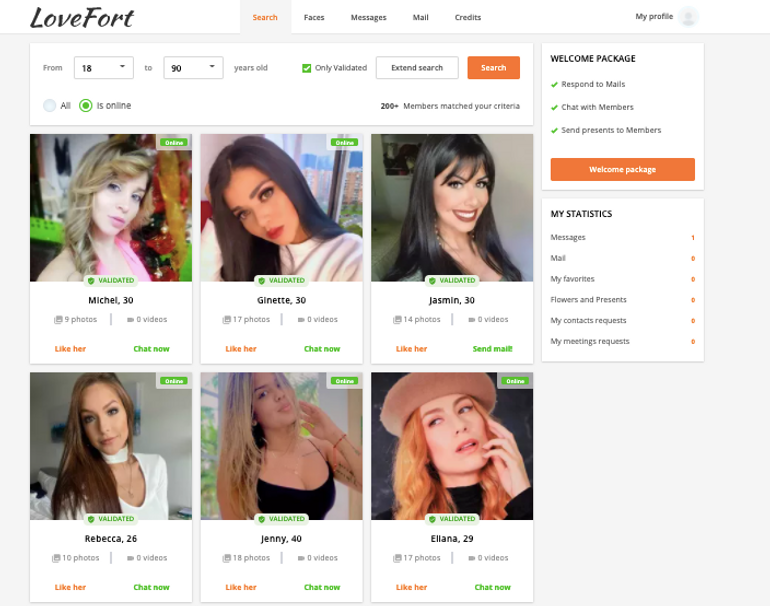 LoveFort dating site