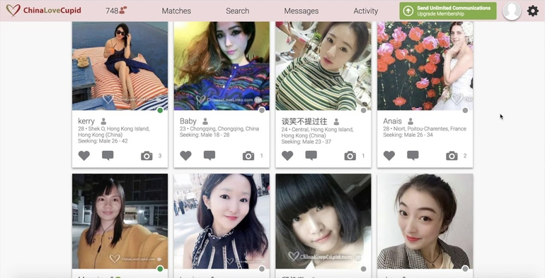 ChinaLoveCupid Everyday usage