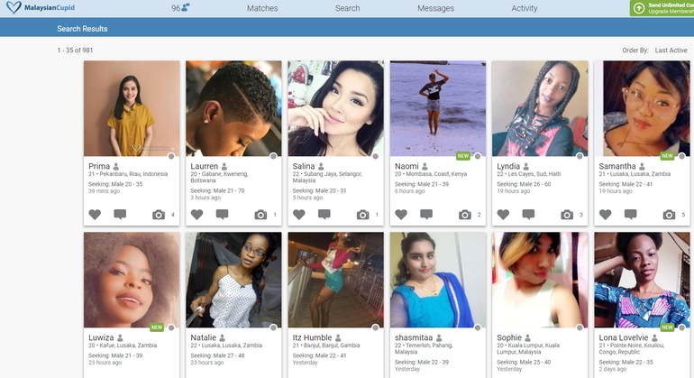 MalaysianCupid Usability